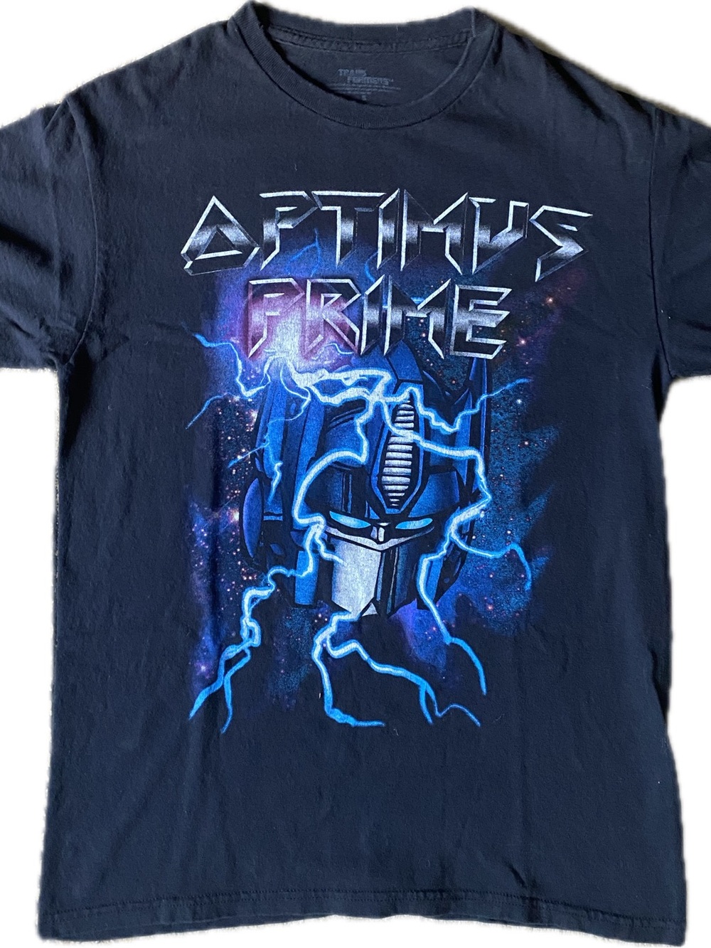 Transformers Optimus Prime Graphic Tee - Black & Blue